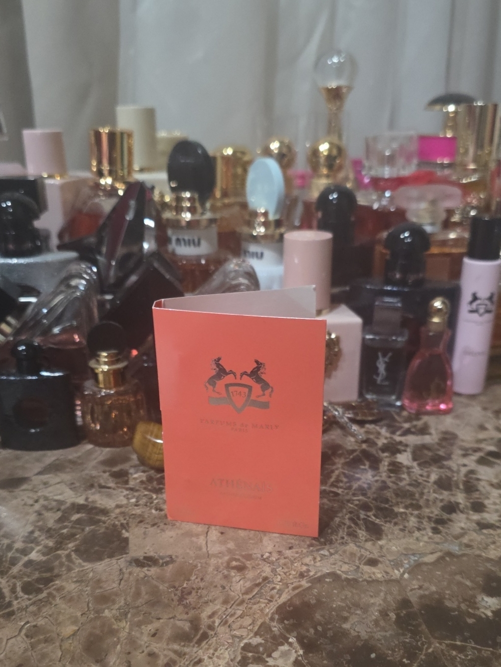Orange Sample Card / Fragrance Sample - Athenais PDM